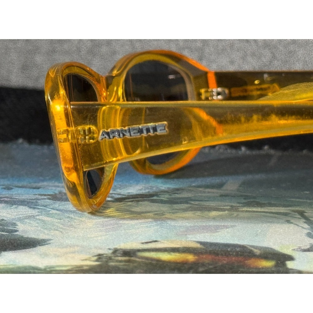 Arnette Lizard 4266-2655/87 Unisex Yellow Full Rim Eyeglasses Frame 54-18-145 - Picture 12 of 16
